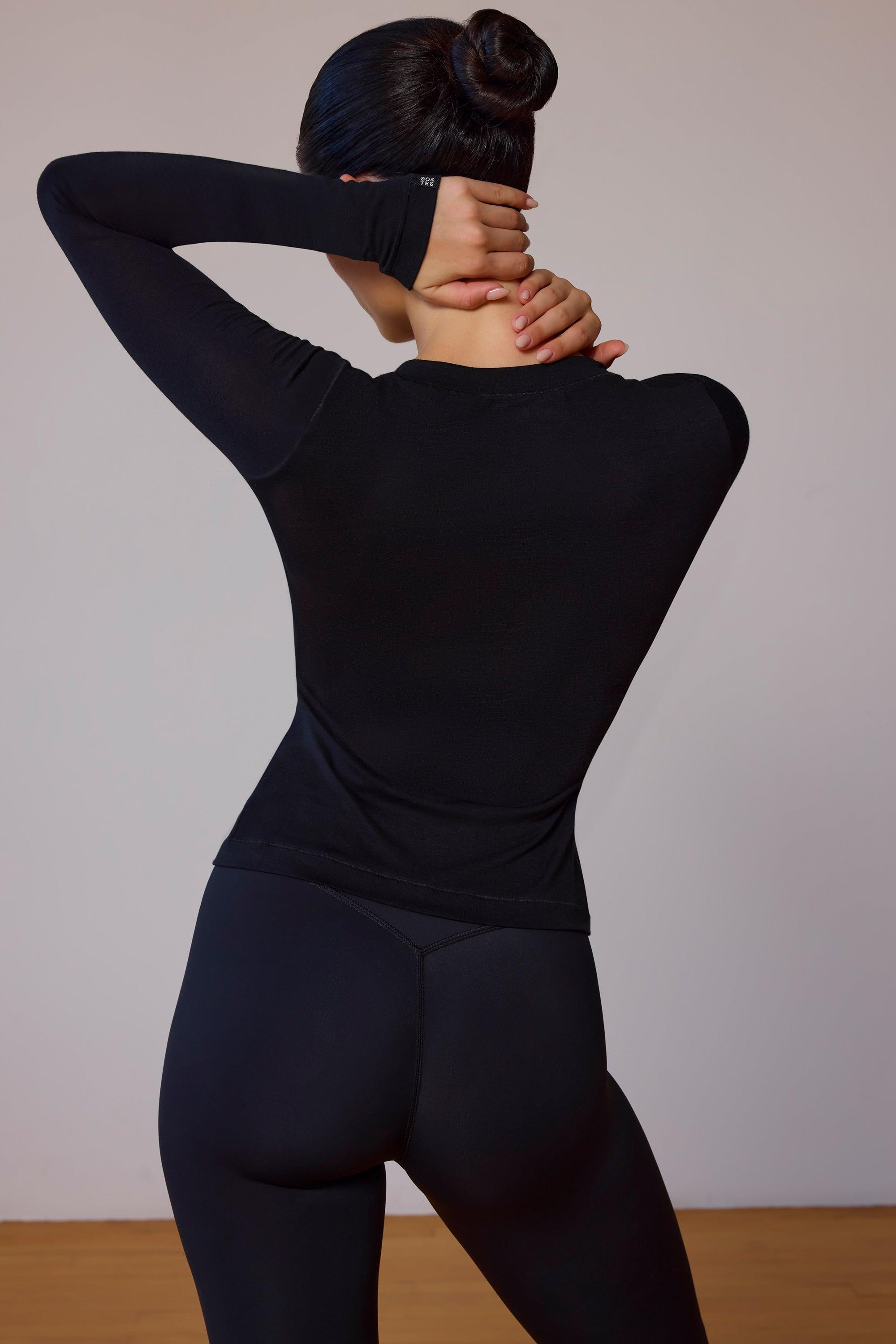 Full-Length Cardigan in Black Product Image