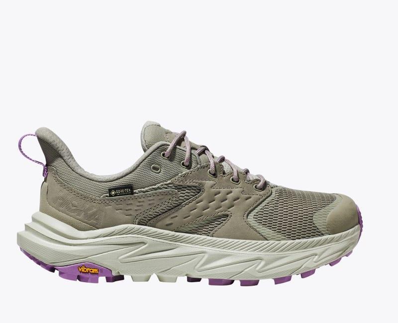 HOKA Womens Anacapa 2 Low GTX Shoes in Smoky Quartz/Cosmic Pearl, Size 11 Product Image