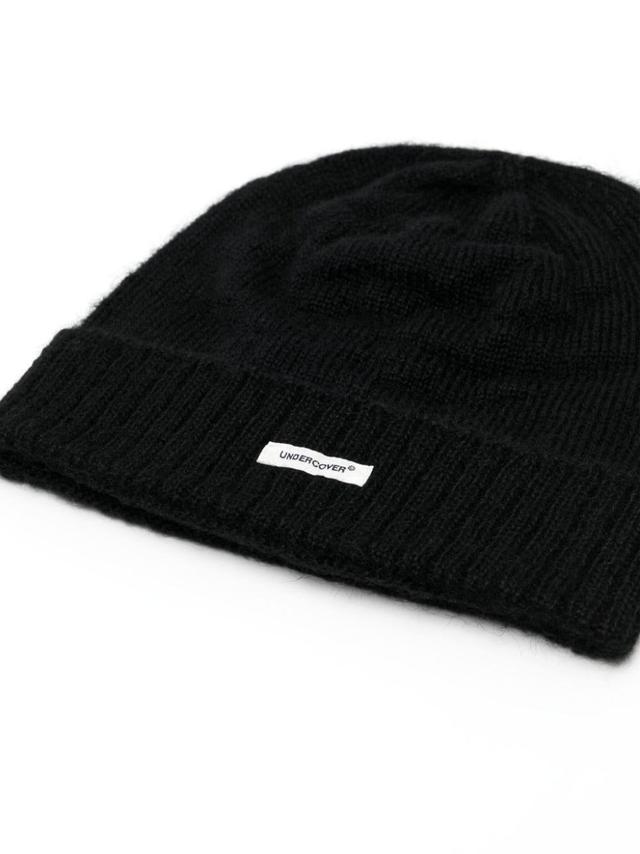 UNDERCOVER Black Patch Beanie Product Image