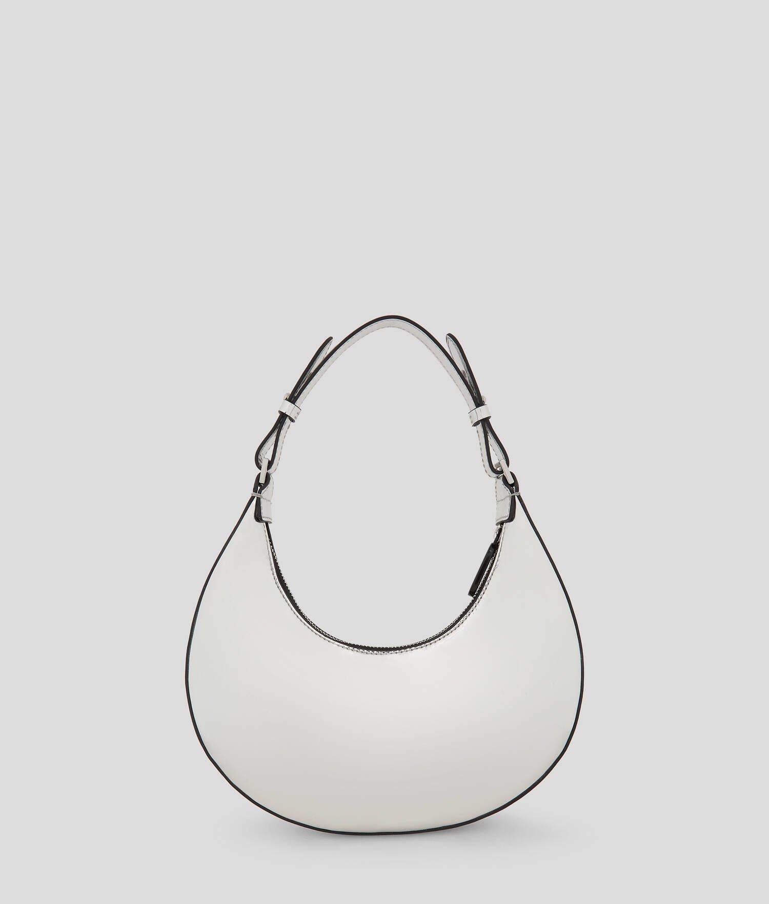 KLJ MIRROR-EFFECT HALF-MOON SHOULDER BAG Product Image