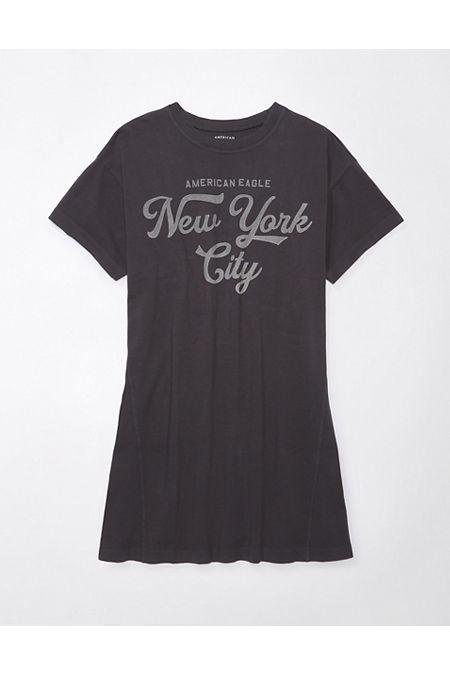 AE New York Graphic T-Shirt Mini Dress Women's Product Image