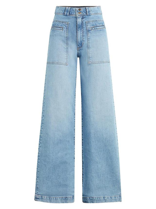 Womens The Jane Wide-Leg Jeans Product Image