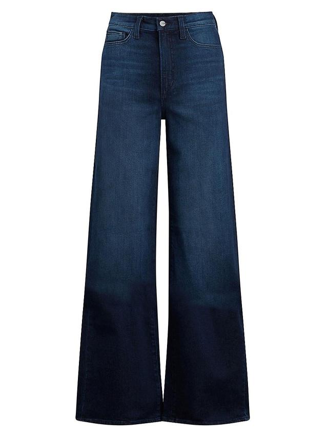 Womens The Mia High-Rise Stretch Wide-Leg Jeans Product Image