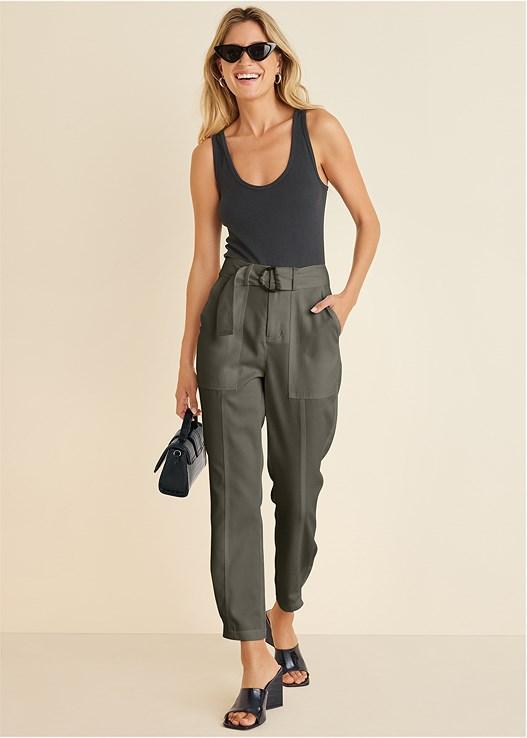 Relaxed Twill Straight Pant Product Image