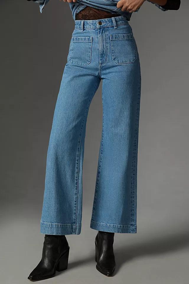 Rolla's Sailor High-Rise Crop Wide-Leg Jeans Product Image