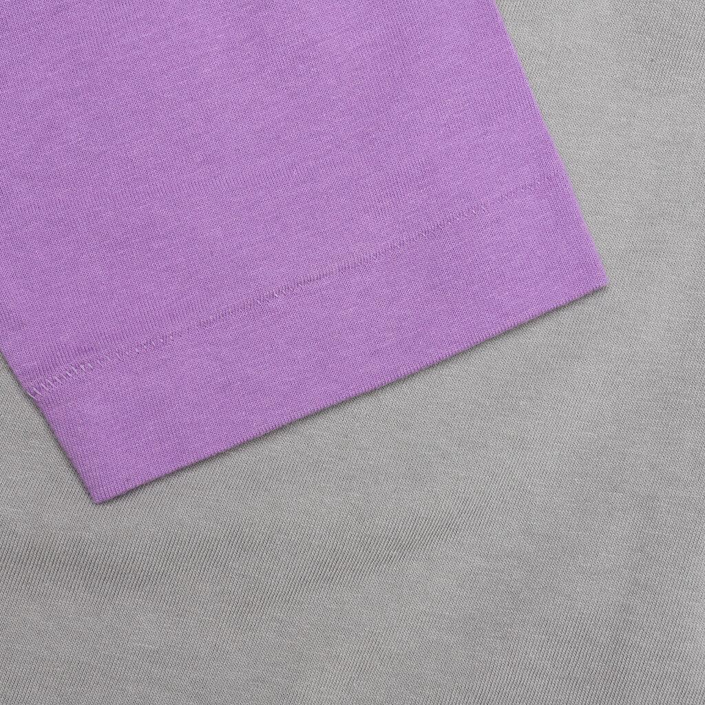 Bi-Color T-Shirt - Grey/Purple Male Product Image