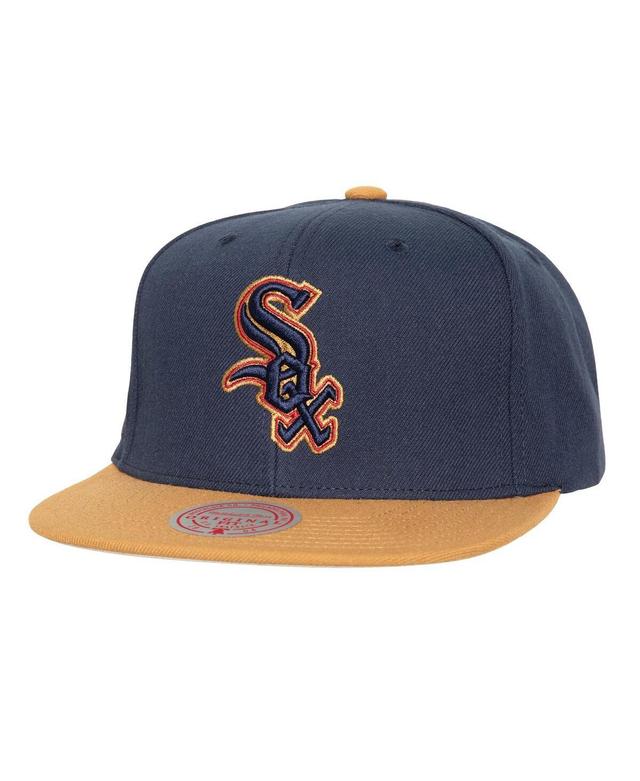 Mens Mitchell & Ness Chicago White Sox Work It Snapback Hat, Blue Product Image