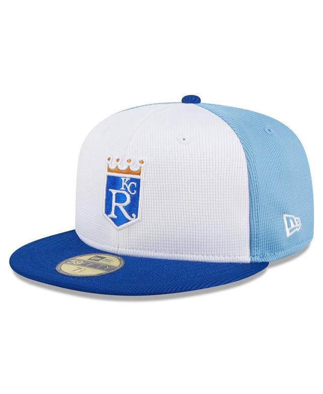 Mens New Era White Kansas City Royals 2024 Batting Practice 59FIFTY Fitted Hat Product Image