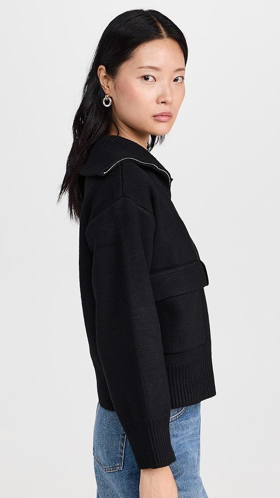 English Factory Quarter-Zip Knit Sweater | Shopbop Product Image