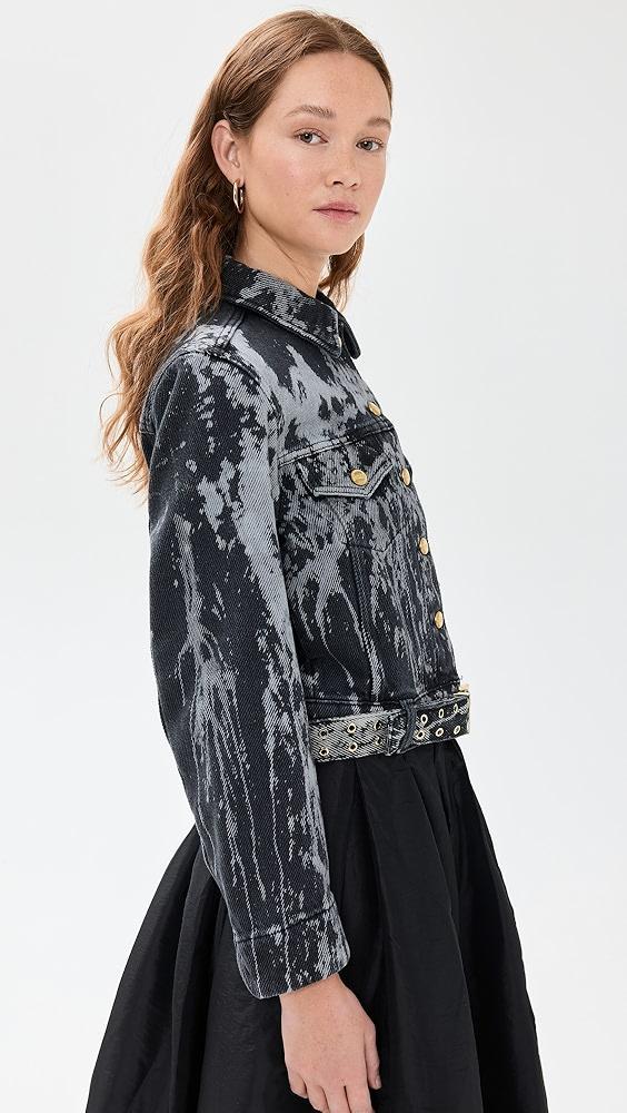 GANNI Heavy Denim Belted Jacket | Shopbop Product Image