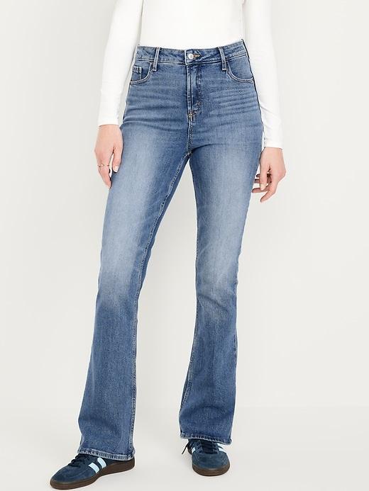 Extra High-Waisted Flare Jeans Product Image