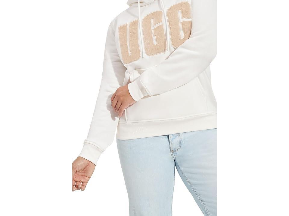 UGG(r) Rey Fluffy Logo Hoodie Product Image