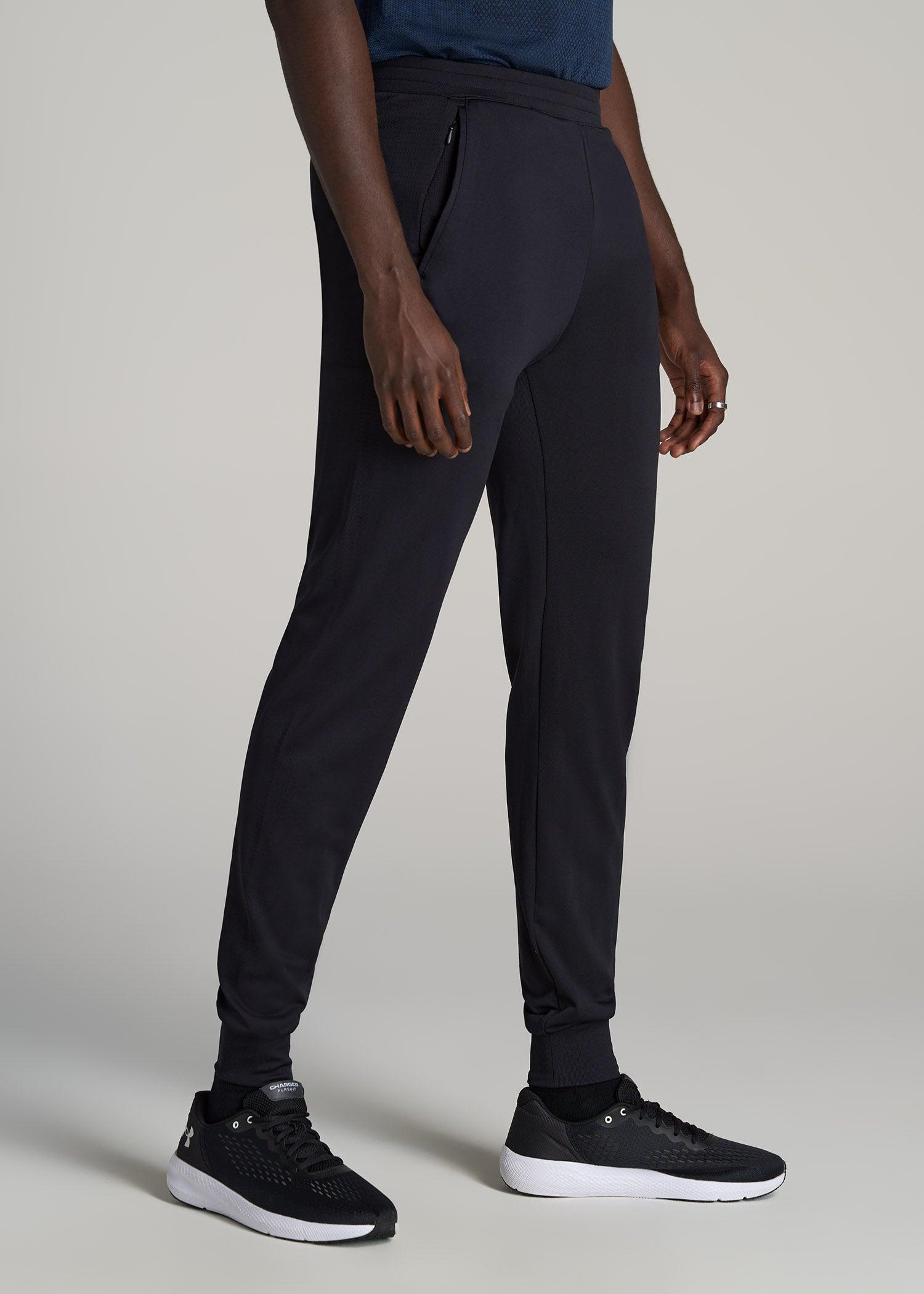 A.T. Performance Engineered Joggers for Tall Men in Black Male Product Image