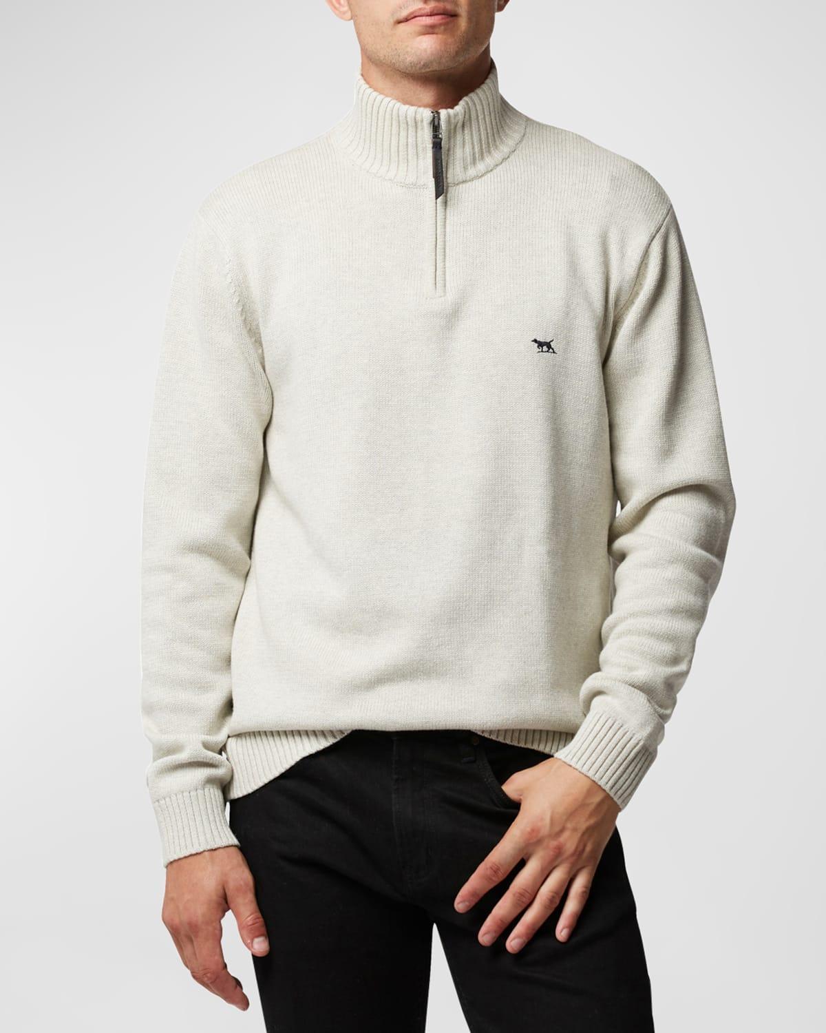 Mens Merrick Bay Half-Zip Cotton Sweater Product Image