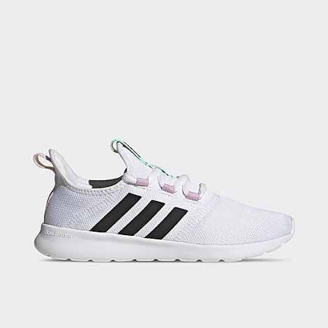 adidas Running Cloudfoam Pure 2.0 (White/Black/Pulse Mint) Women's Shoes Product Image