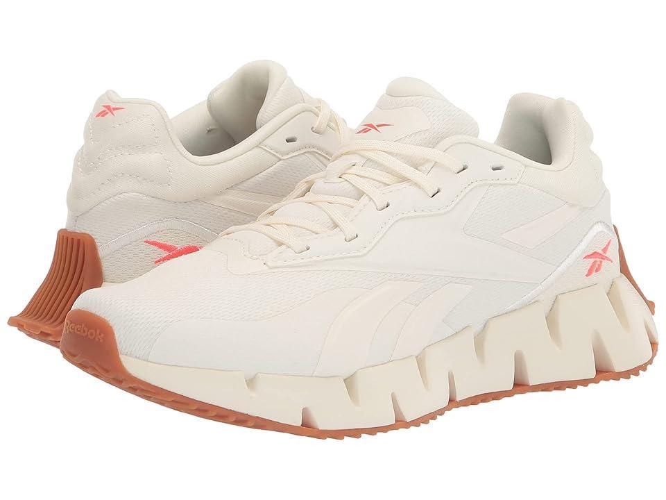 Reebok Zig Dynamica 4 (Chalk/Neon Cherry) Women's Shoes Product Image