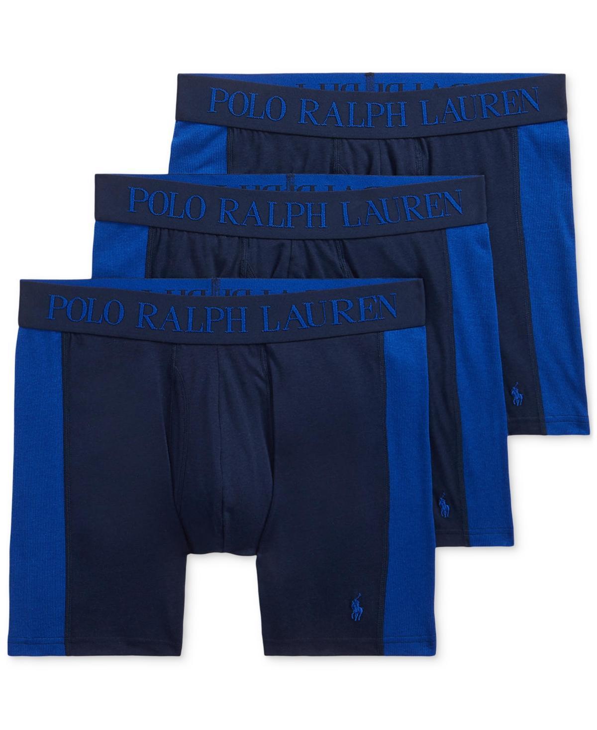 Mens Ribbed Boxer Briefs 3-Pack Product Image