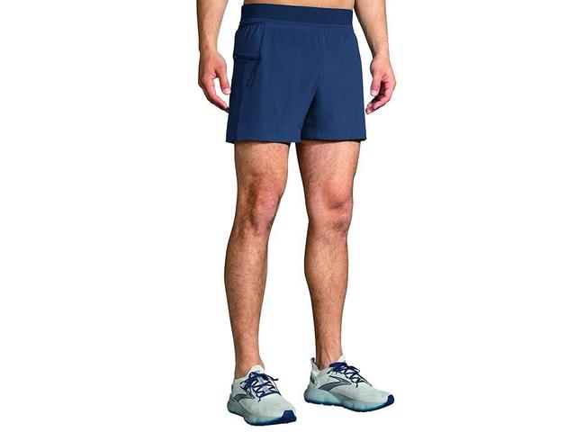 Brooks Sherpa 5 2-in-1 Shorts Slate) Men's Shorts Product Image