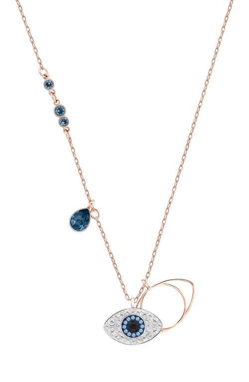 Swarovski Duo Evil Eye Pendant Necklace Product Image