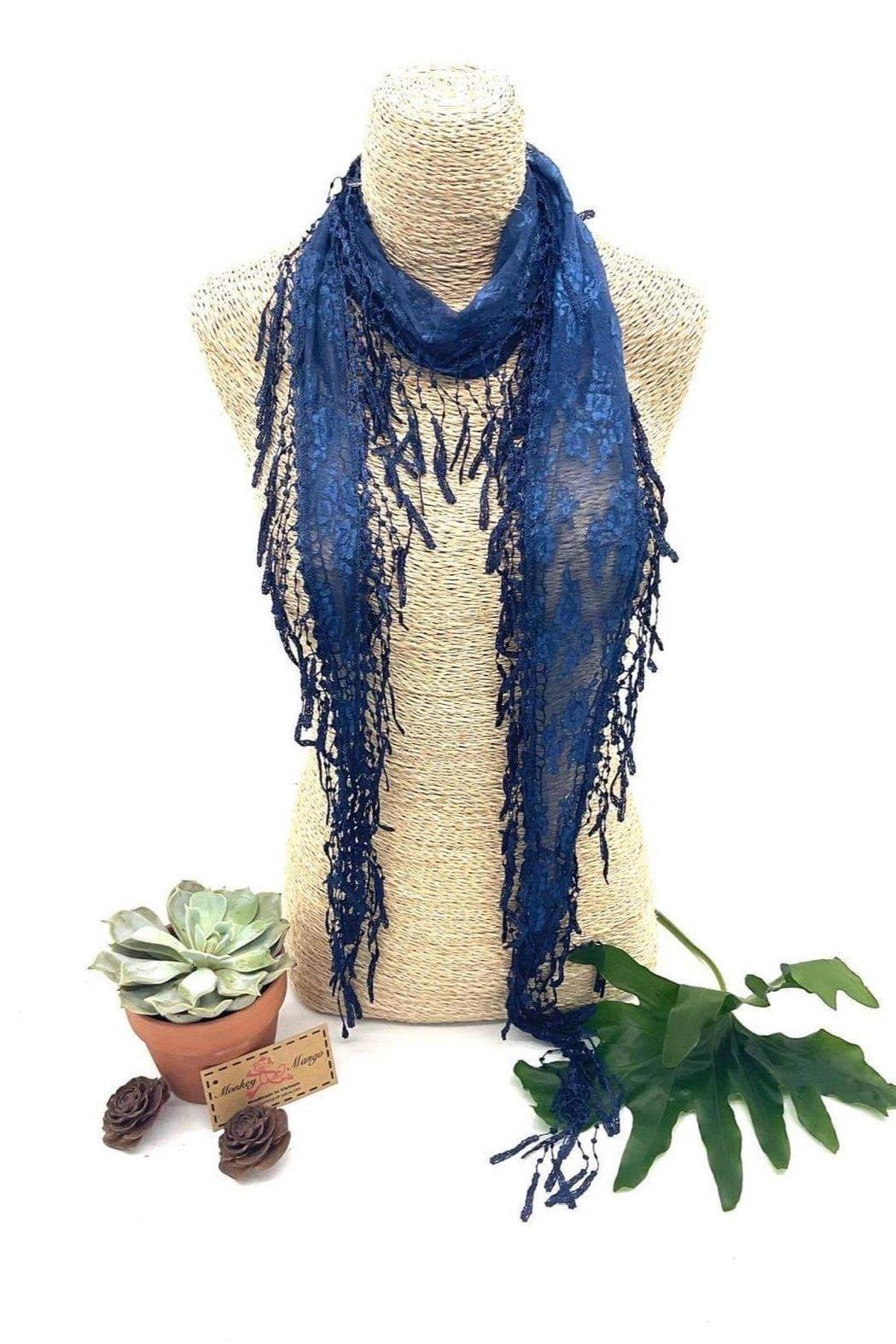 Floral Lace Scarf Female Product Image