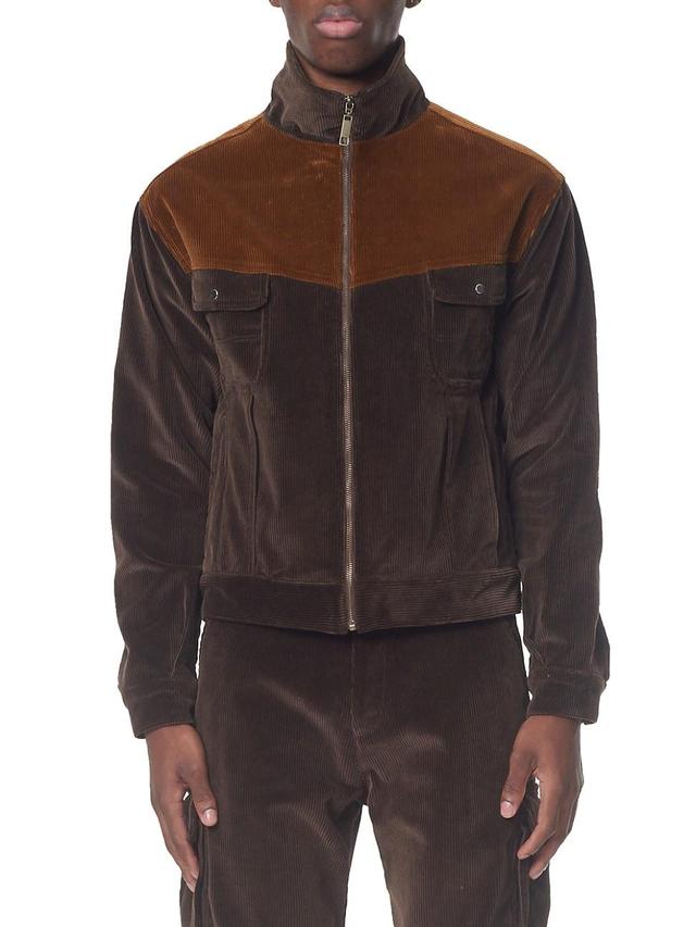 Mens Iniquity Corduroy Track Jacket Product Image