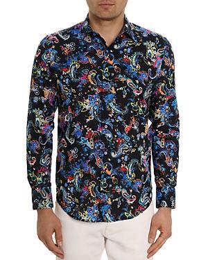 Robert Graham Electric Reef Cotton Classic Fit Button Down Shirt Product Image