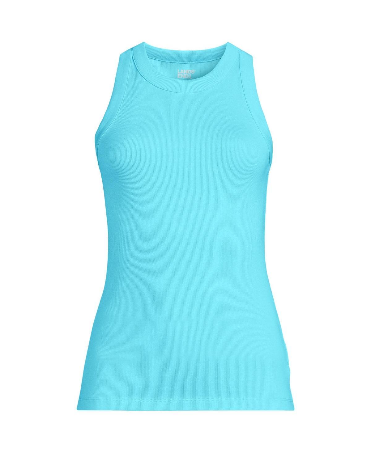 Lands End Womens Rib Tank Top Product Image