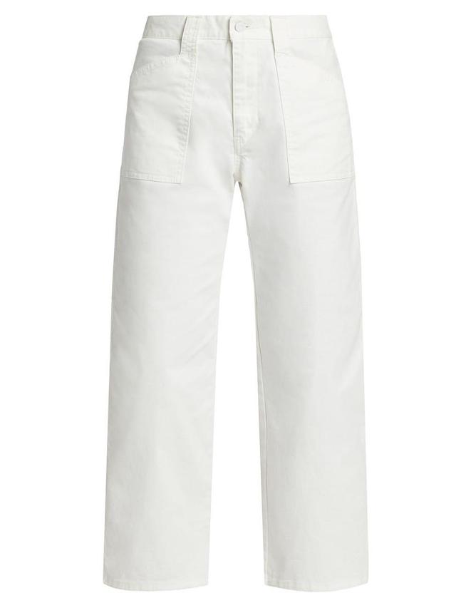 Womens Rancho Rigid Wide Crop Cargo Jeans Product Image