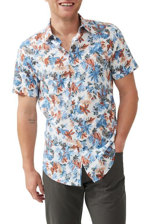 Rodd & Gunn Oyster Cove Sport Fit Floral Short Sleeve Cotton Button-Up Shirt Product Image