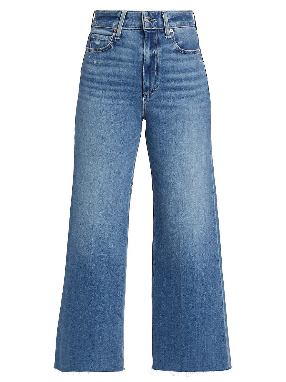 Womens Anessa Cropped Straight-Leg Jeans Product Image