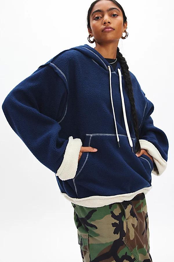 BDG Keaton Oversized Fleece Lined Hoodie Sweatshirt Womens at Urban Outfitters Product Image