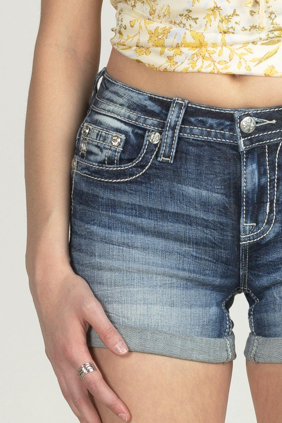 Desert Dust Wing Denim Shorts Product Image