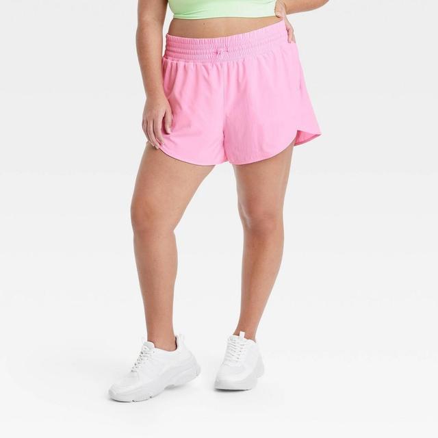 Womens Flex Woven High-Rise Shorts 3 - All In Motion 1X Product Image