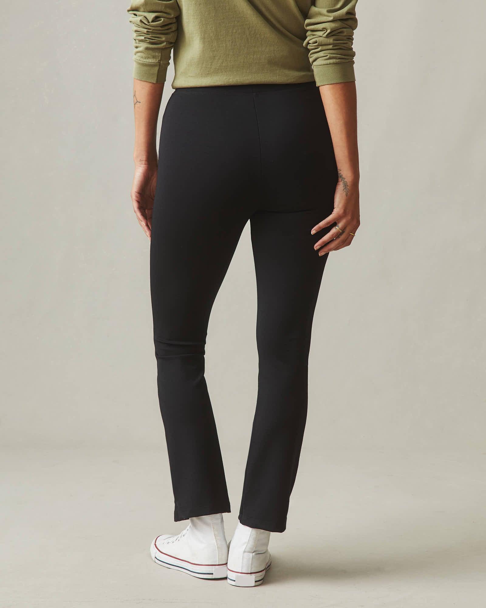 Ponte Kick Flare Pant - Super Black Female Product Image