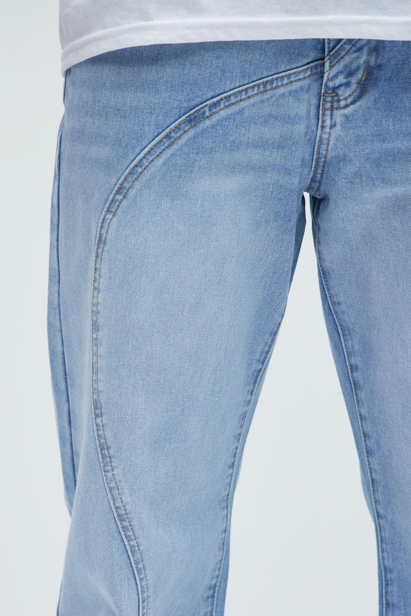 Lava Flow Straight Jeans - Light Wash Product Image