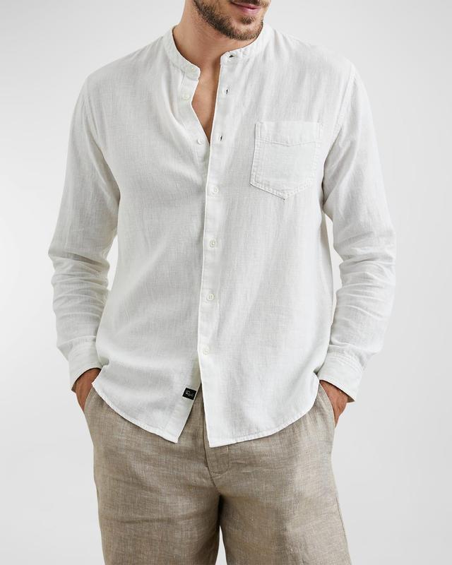 Men's Antoine Band-Collar Shirt Product Image