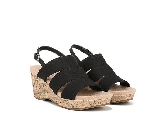 LifeStride Darby Womens Slingback Wedges Black Product Image