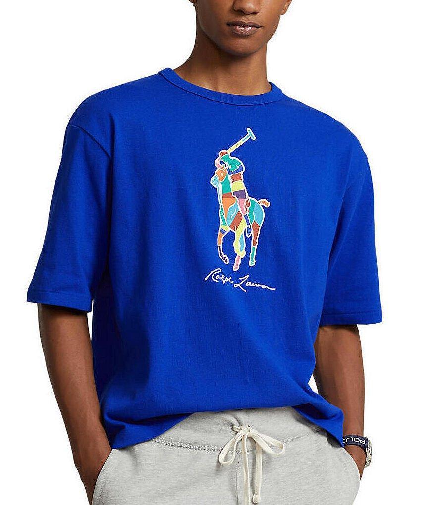 Polo Ralph Lauren Relaxed-Fit Big Pony Jersey Short Sleeve T-Shirt Product Image