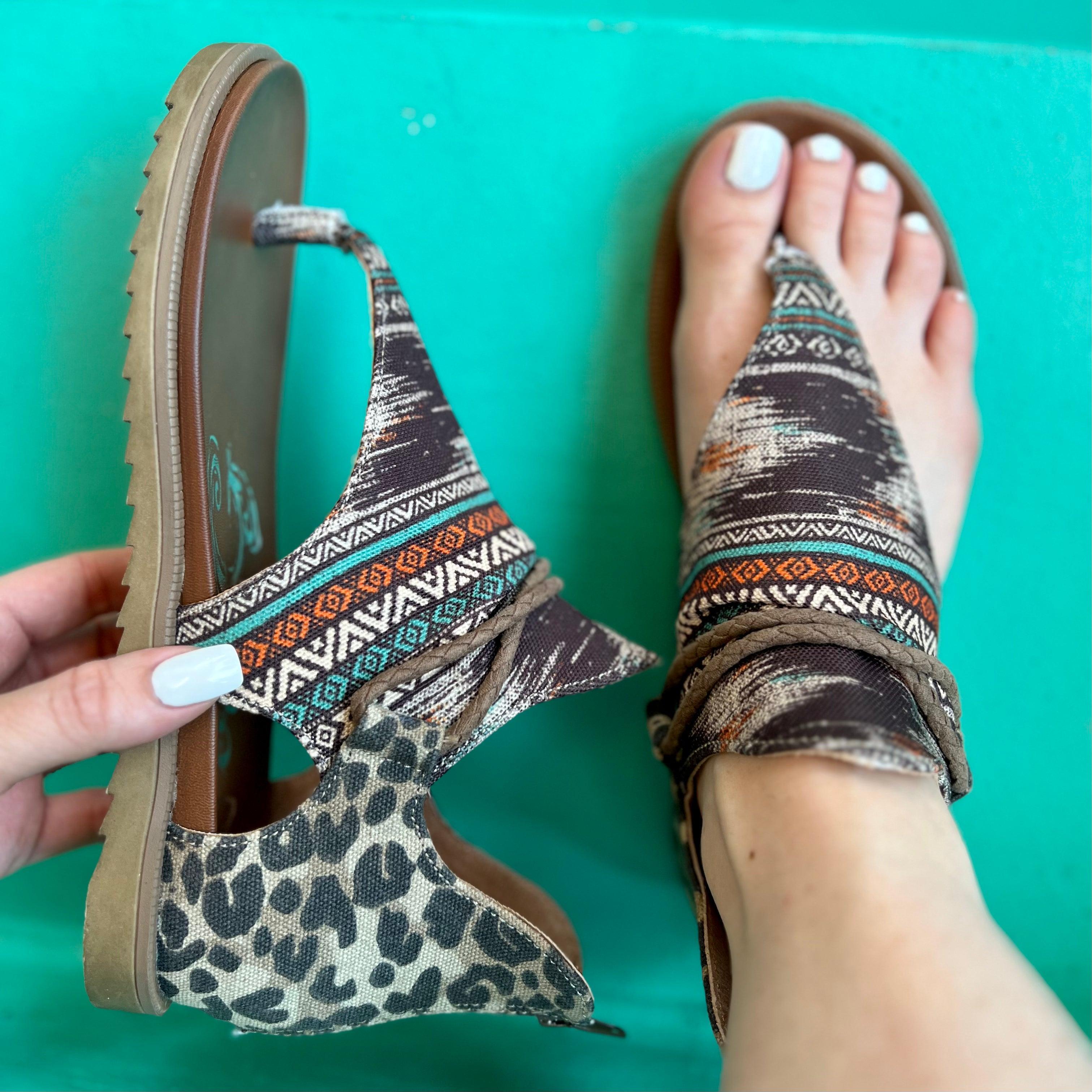 Wild About My Tribe Sandals  Product Image