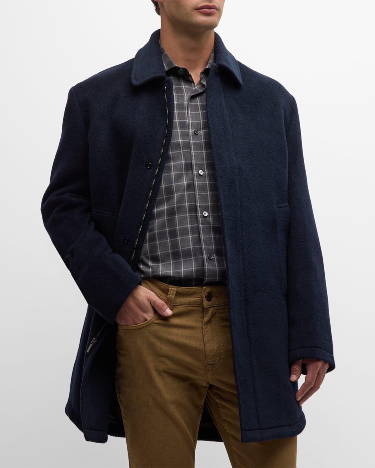 Mens Soda Wool Car Coat Product Image