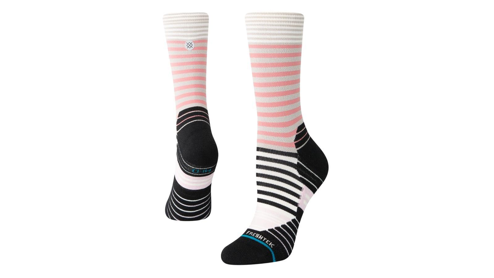 Stance Women's Socks - Sunshine Stripe Mid Crew Product Image