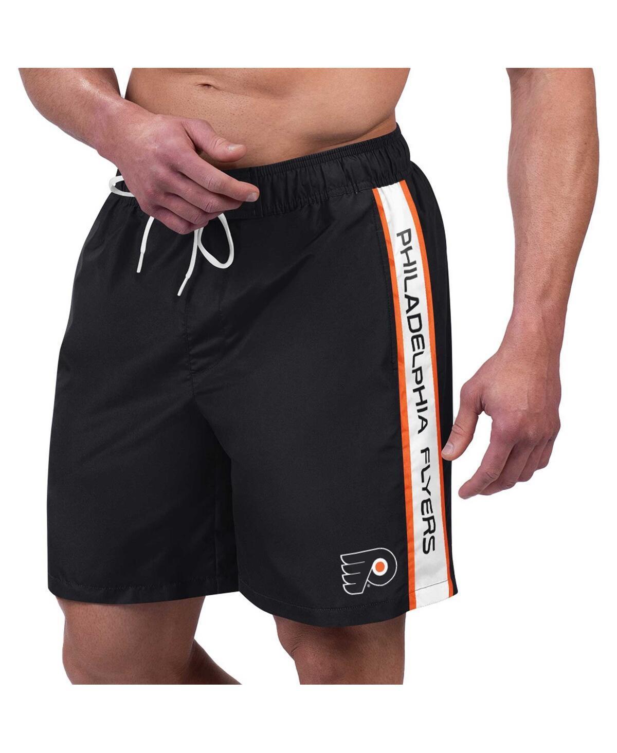 Mens G-III Sports by Carl Banks Orange Philadelphia Flyers Streamline Volley Swim Trunks Product Image