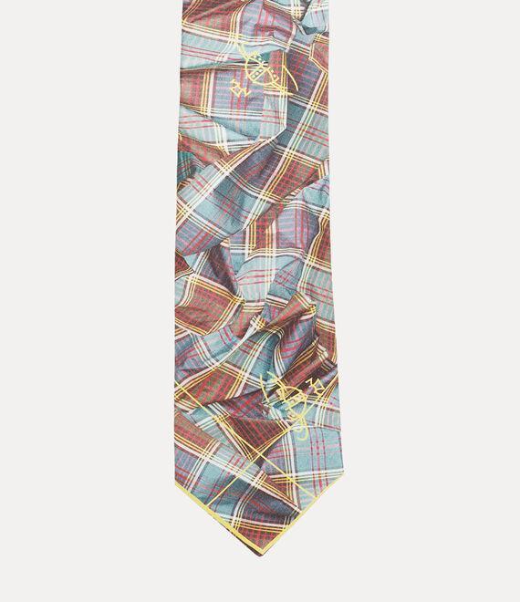 Draped Tartan Tie 8.5cm Product Image