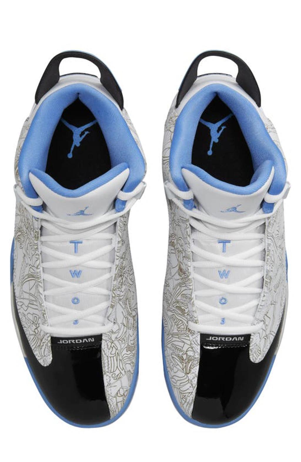 JORDAN Mens  Dub Zero In White/university Blue/black/neutral Grey Product Image