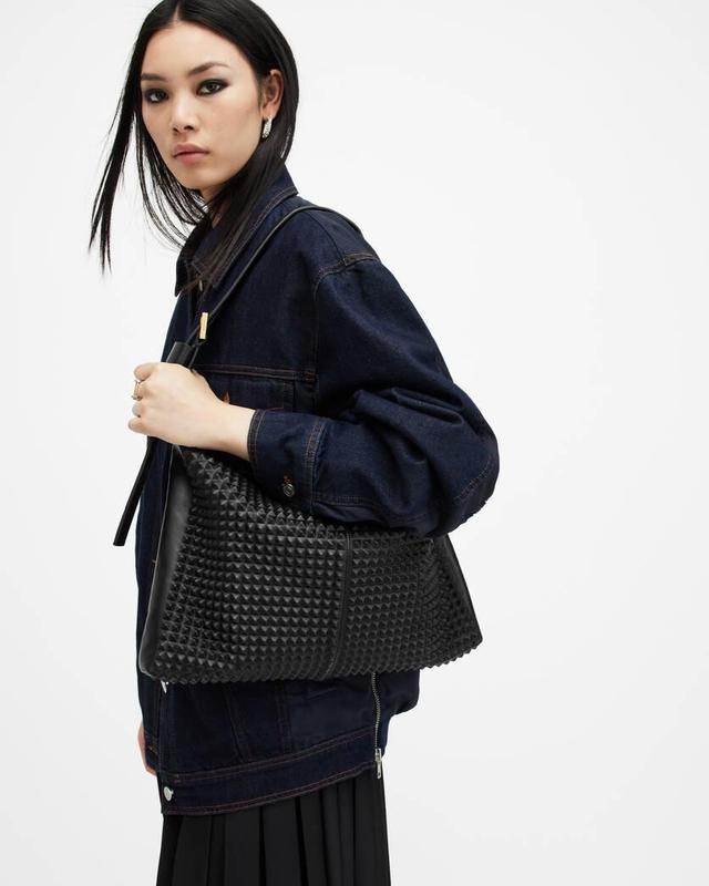 Edbury Studded Leather Shoulder Bag Product Image