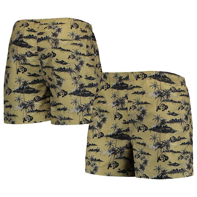 Mens FOCO Colorado Buffaloes Island Palm Swim Trunks Product Image