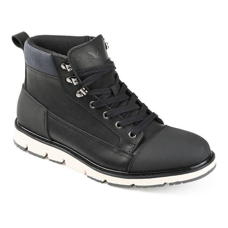 Territory Titan 2.0 Mens Leather Ankle Boots Grey Product Image