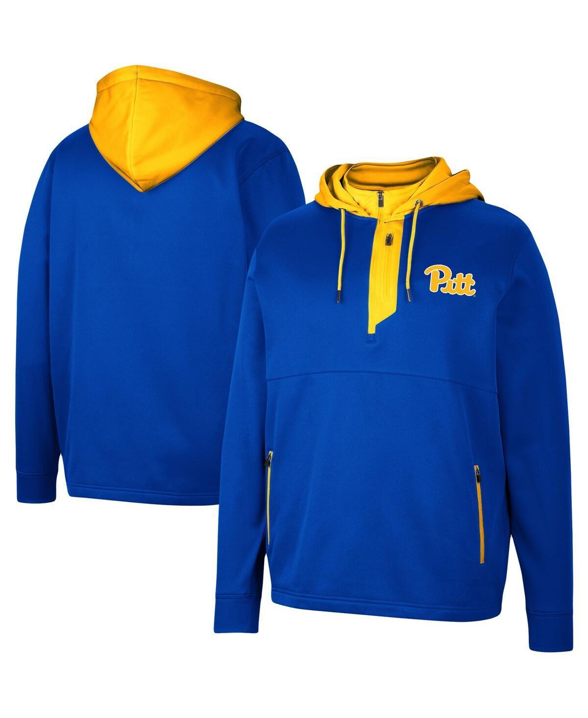 Mens Colosseum Oregon Ducks Luge 3.0 Quarter-Zip Hoodie Product Image