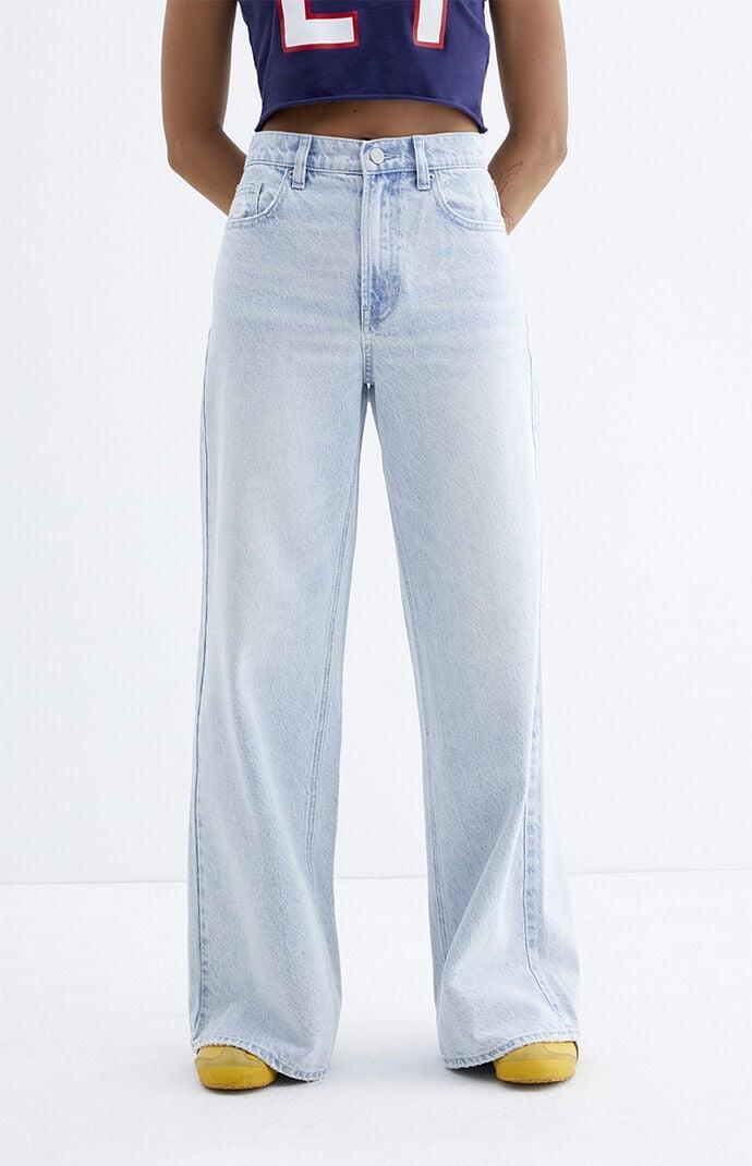 Women's Nora Light Indigo Wide Leg Jeans Product Image