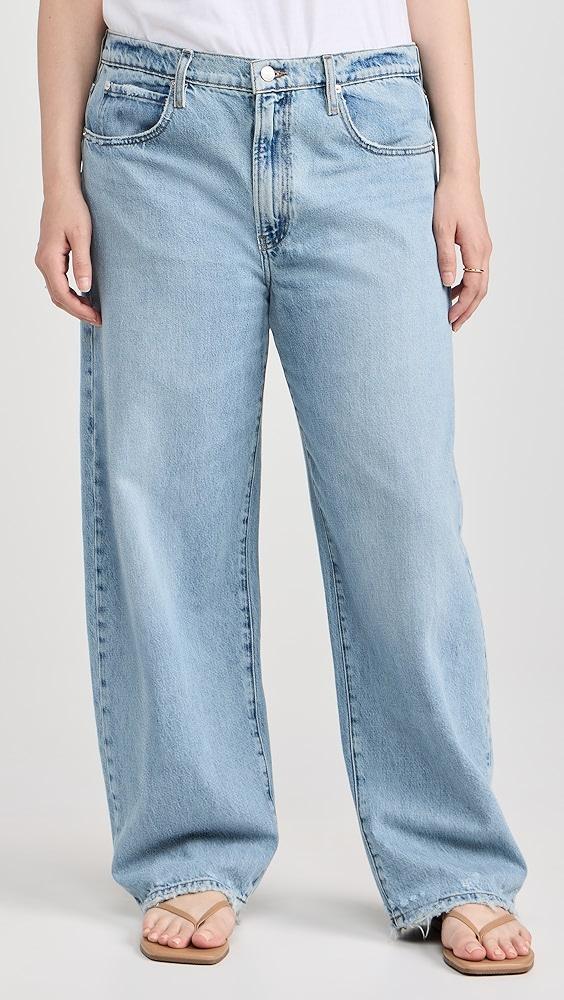 FRAME Low Slung Barrel Jeans | Shopbop Product Image